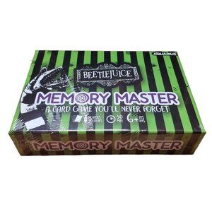 Aquarius Beetlejuice Memory Master A Card Game You'll Never Forget 6+ NEW NIB
